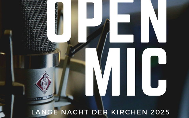 Plakat des Open Mic & Open Hearts am 23.05.2025 um 17:00 Uhr